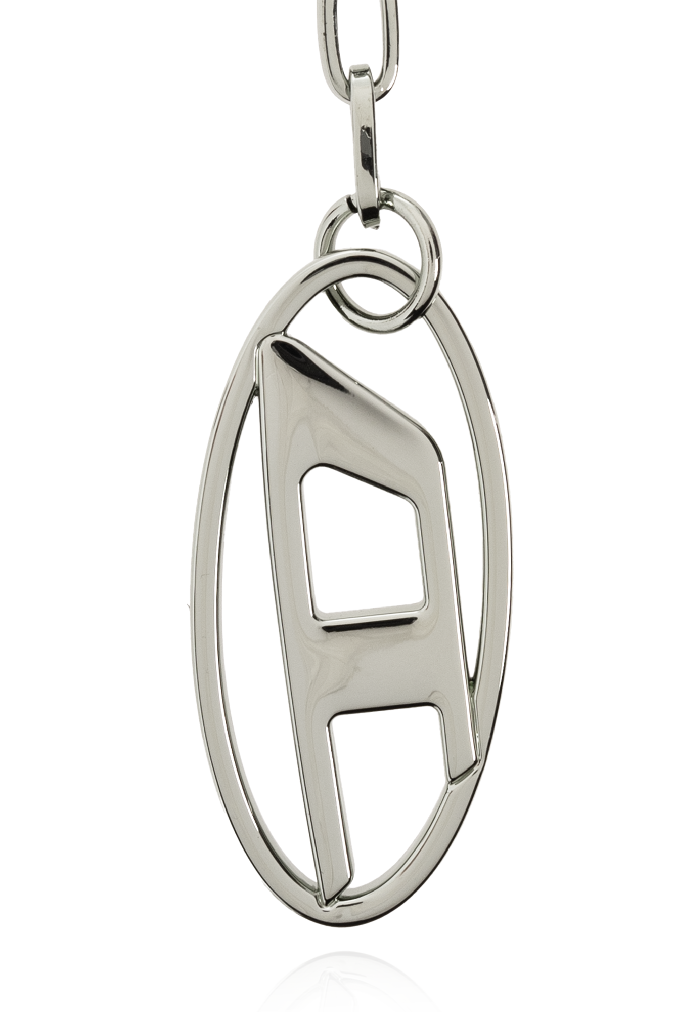 Silver 'HOLY-C' keyring Diesel - SchaferandweinerShops Timor